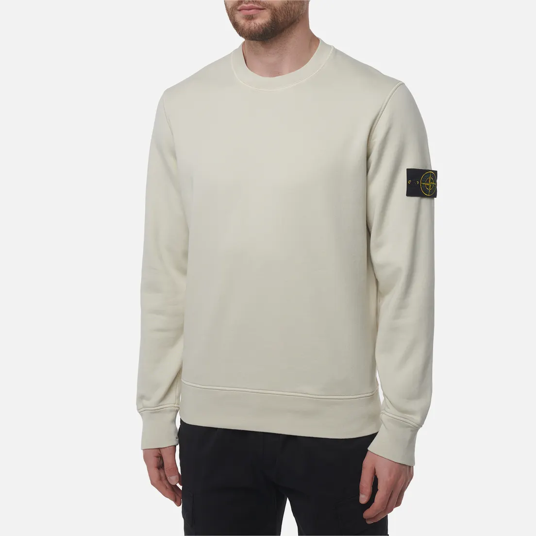 Stone Island Мужская толстовка Organic Cotton Fleece Crew Neck