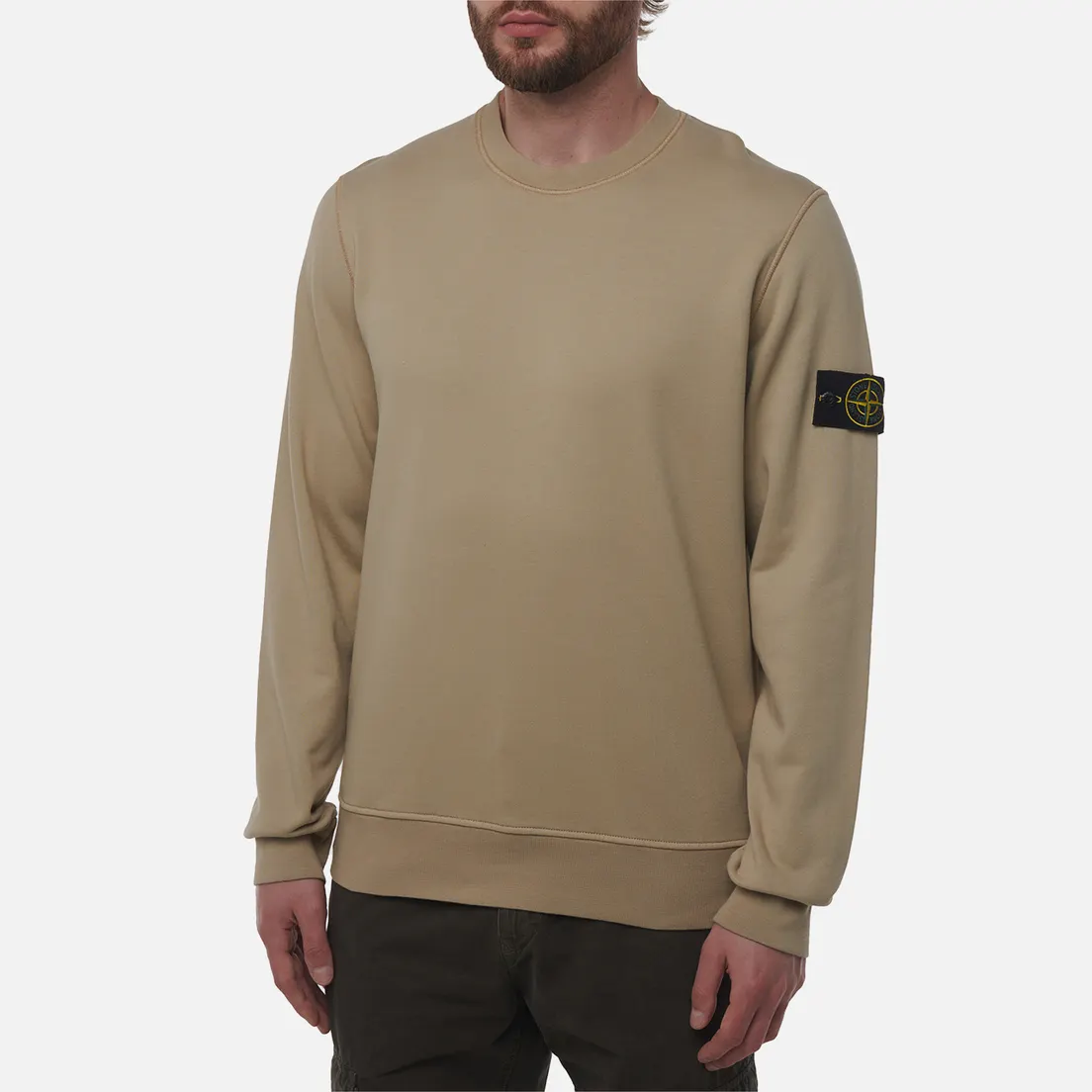 Stone Island Мужская толстовка Organic Cotton Fleece Crew Neck