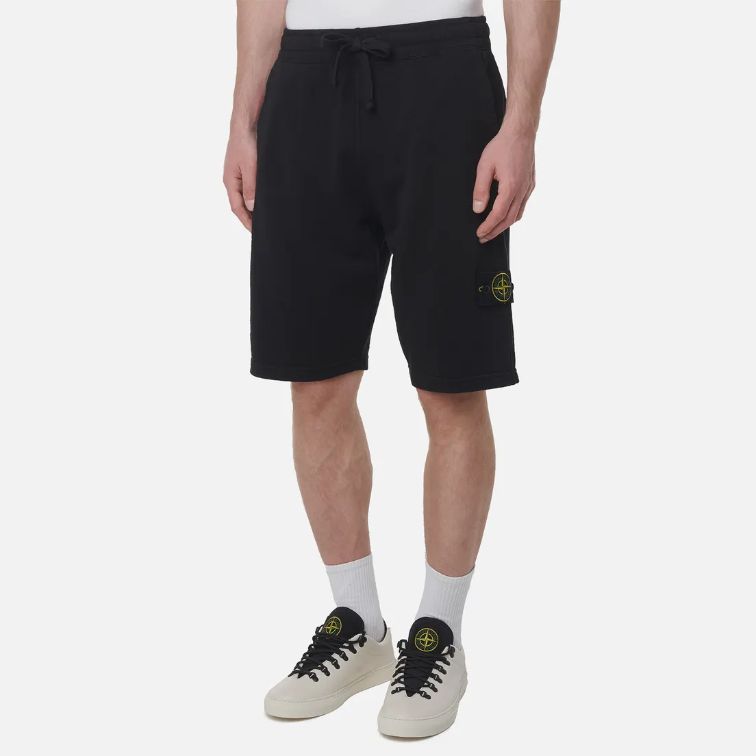 Stone Island Мужские шорты Malfile Fleece Old Effect Regular