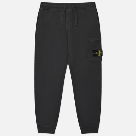Мужские брюки Stone Island Organic Cotton Fleece, цвет серый, размер S