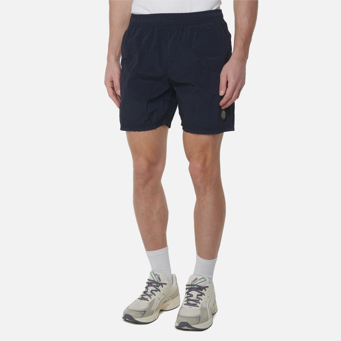 Мужские шорты Stone Island Nylon Metal In Econyl Regular Navy Blue 25190₽