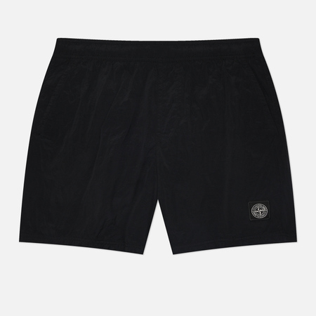  Мужские шорты Stone Island Nylon Metal In Econyl Regular, цвет чёрный, размер M