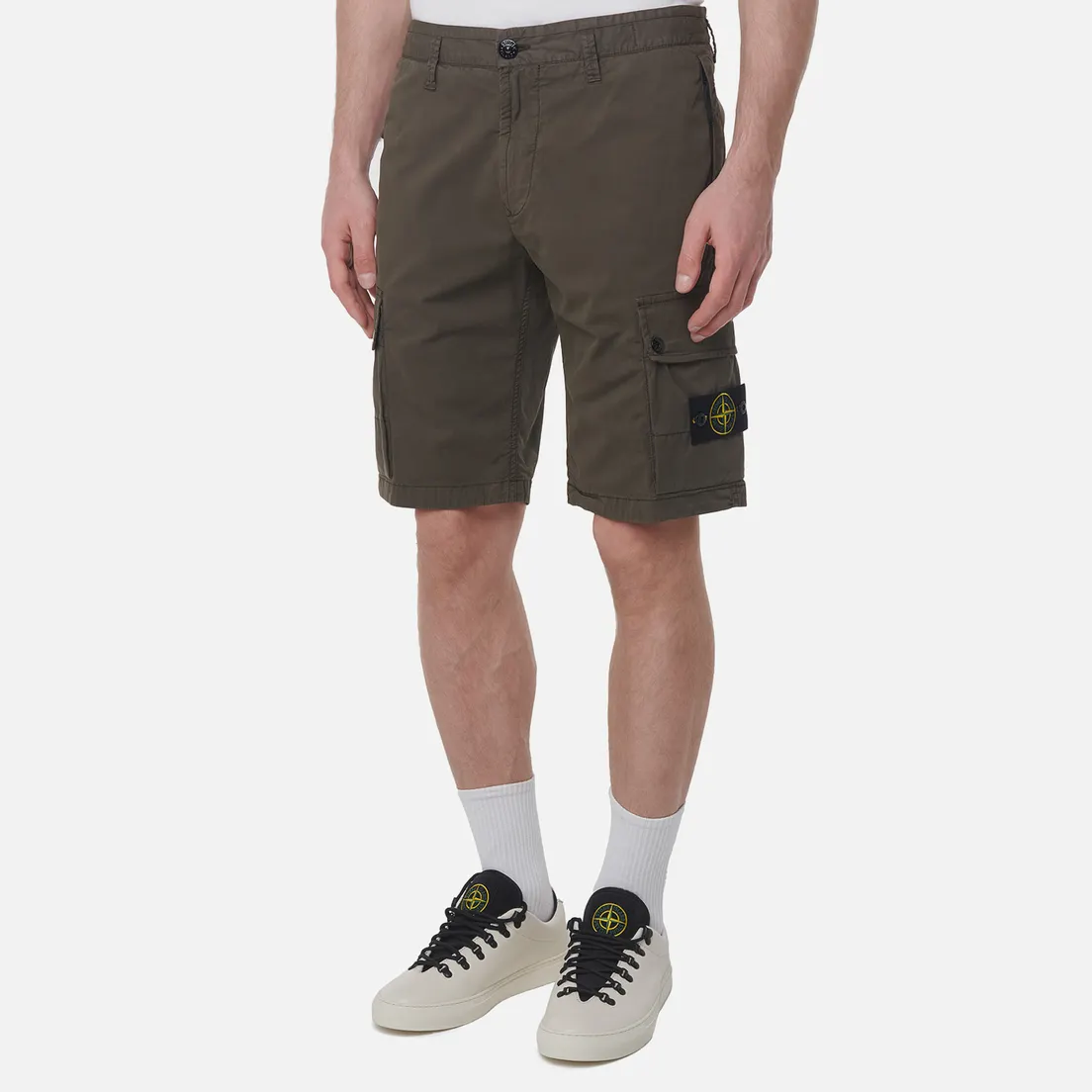 Stone Island Мужские шорты Supima Cotton Twill Stretch-TC Slim