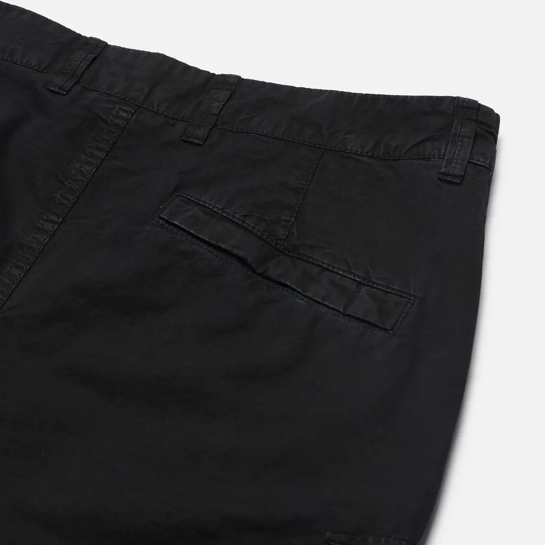 Stone Island Мужские шорты Brushed Organic Cotton Canvas Old Effect