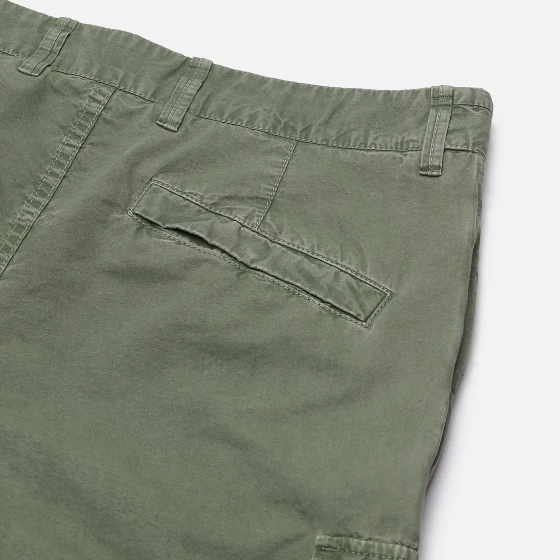 Stone Island Мужские шорты Brushed Organic Cotton Canvas Old Effect