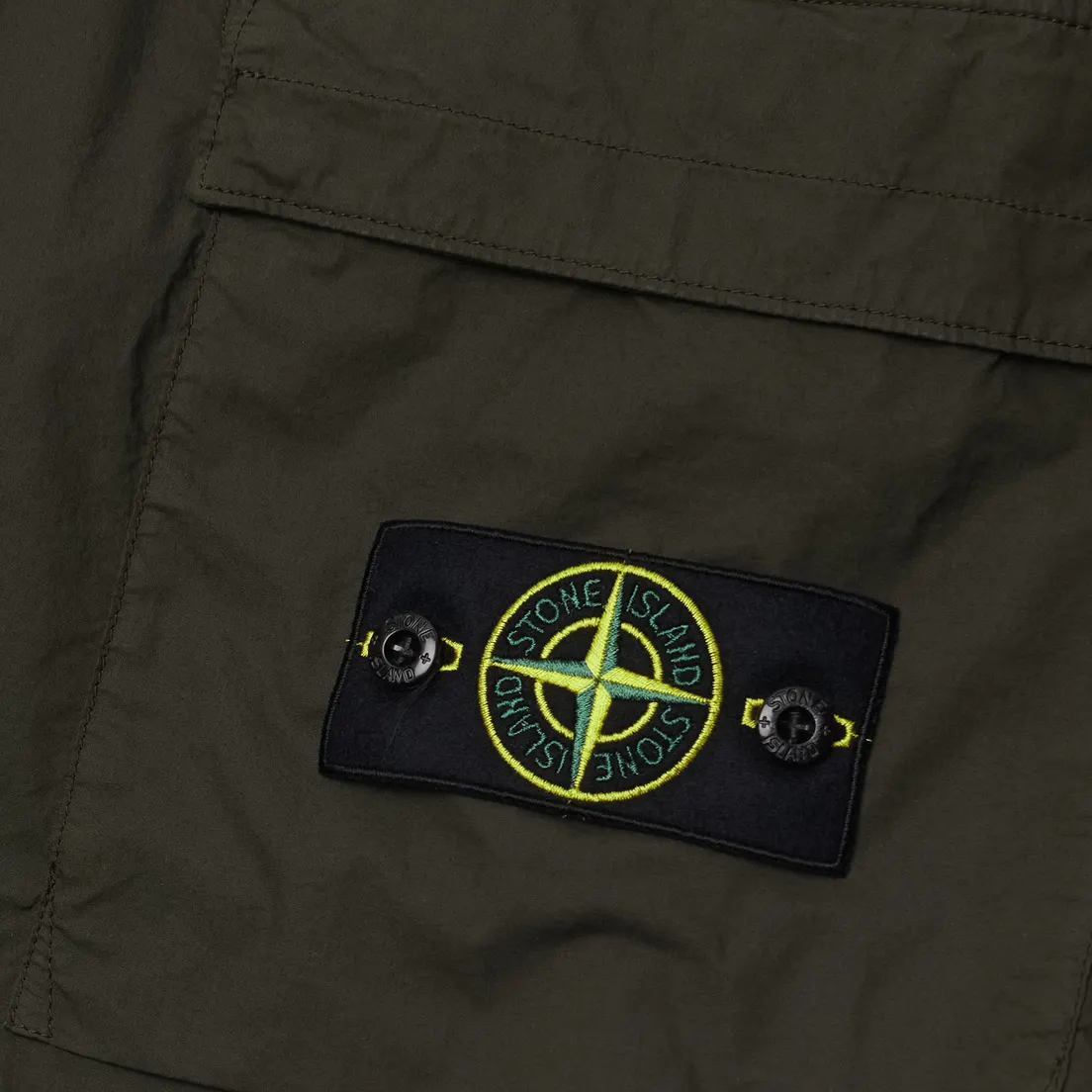 Stone Island Мужские шорты Stretch Cotton Tela Paracadute Regular