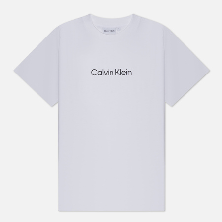 фото Женская футболка calvin klein jeans hero logo regular, цвет белый, размер xs