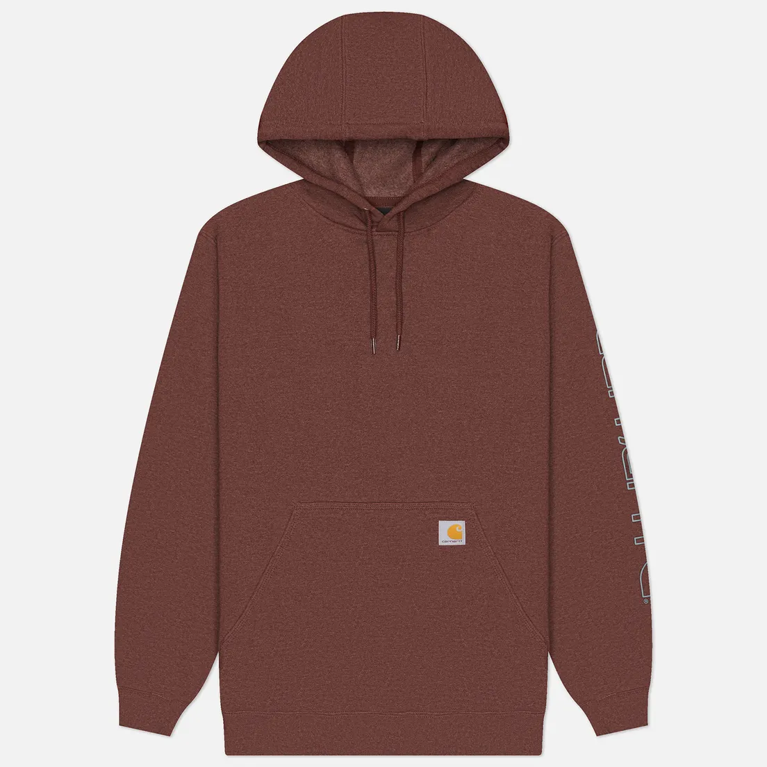 Carhartt Мужская толстовка Loose Fit Midweight Logo Sleeve Graphic Hoodie