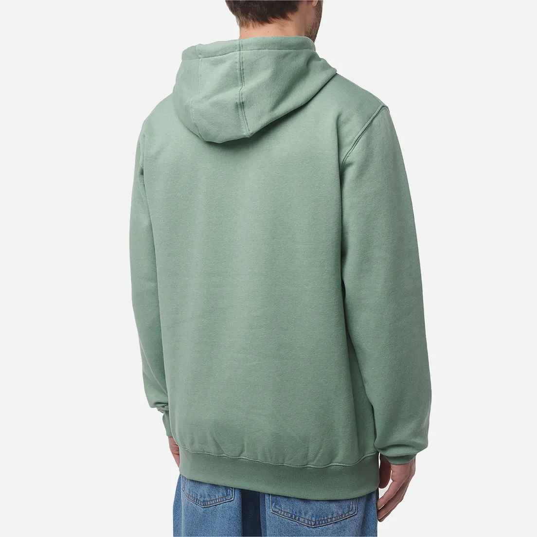 Carhartt Мужская толстовка Loose Fit Midweight Logo Sleeve Graphic Hoodie
