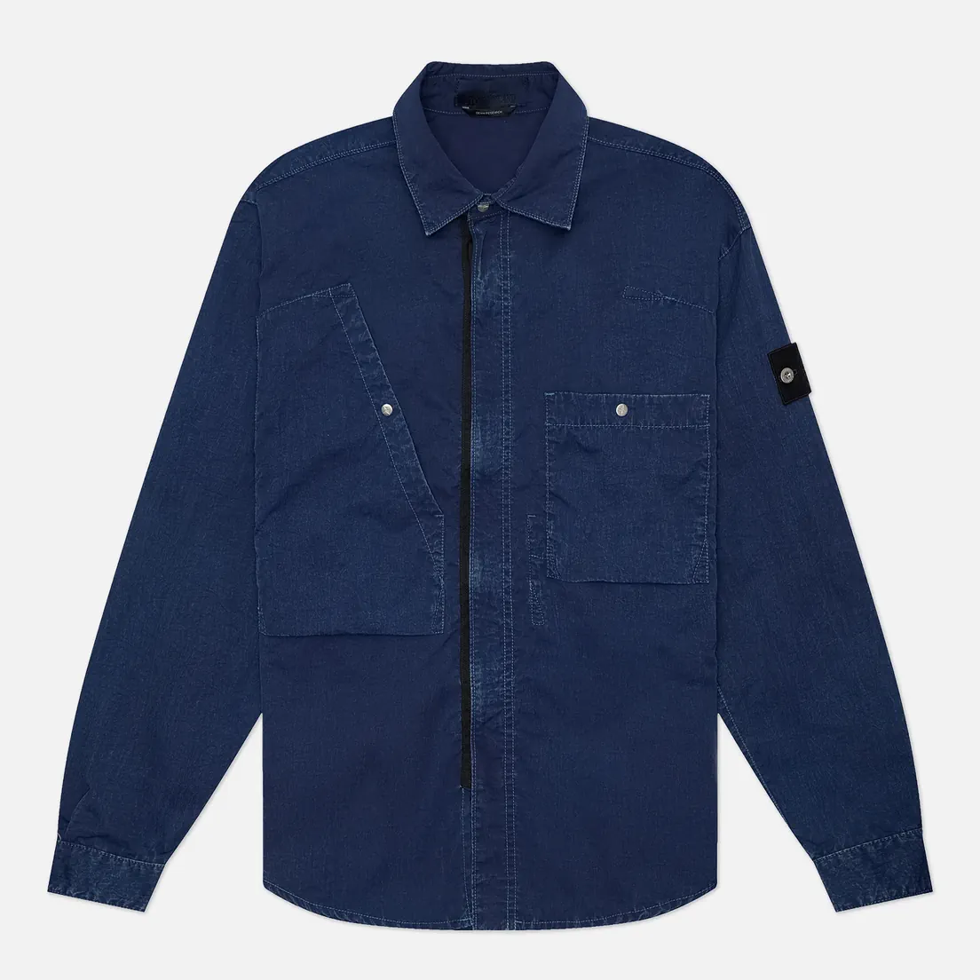 Stone Island Мужская рубашка Hollow Fibre Nylon Indigo-TC