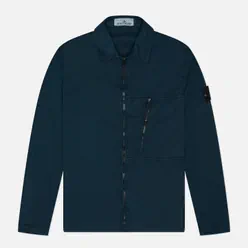 Stone Island Мужская рубашка Supima Cotton Twill Stretch-TC Overshirt