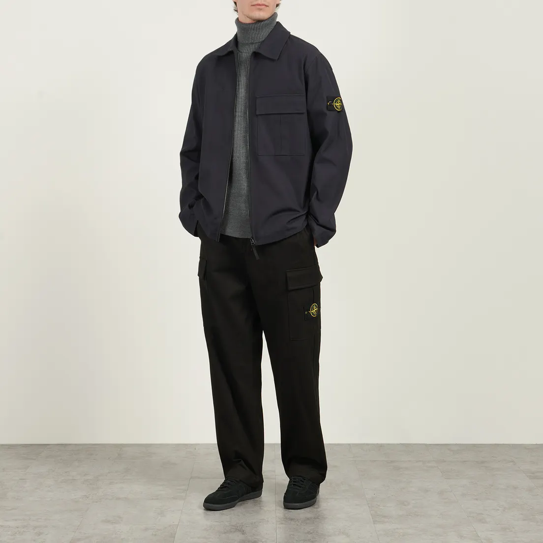 Stone Island Мужская рубашка Panama Cotton