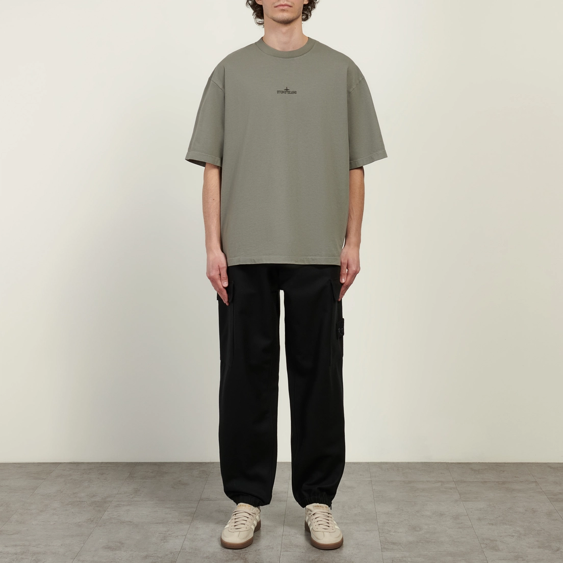 Stone Island Мужская футболка Megacity Sky Combed Organic Cotton Jersey