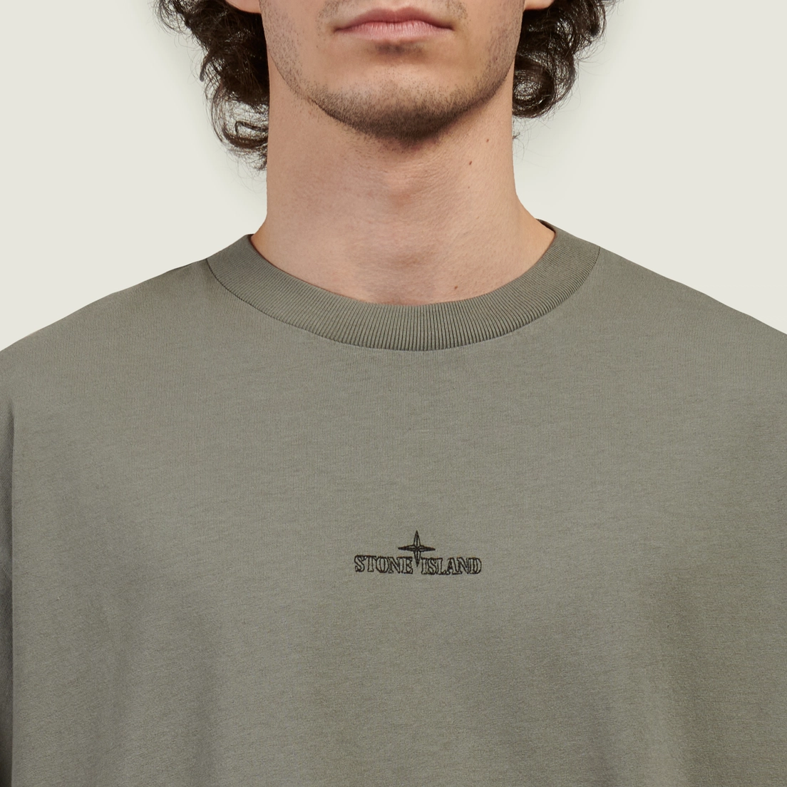 Stone Island Мужская футболка Megacity Sky Combed Organic Cotton Jersey
