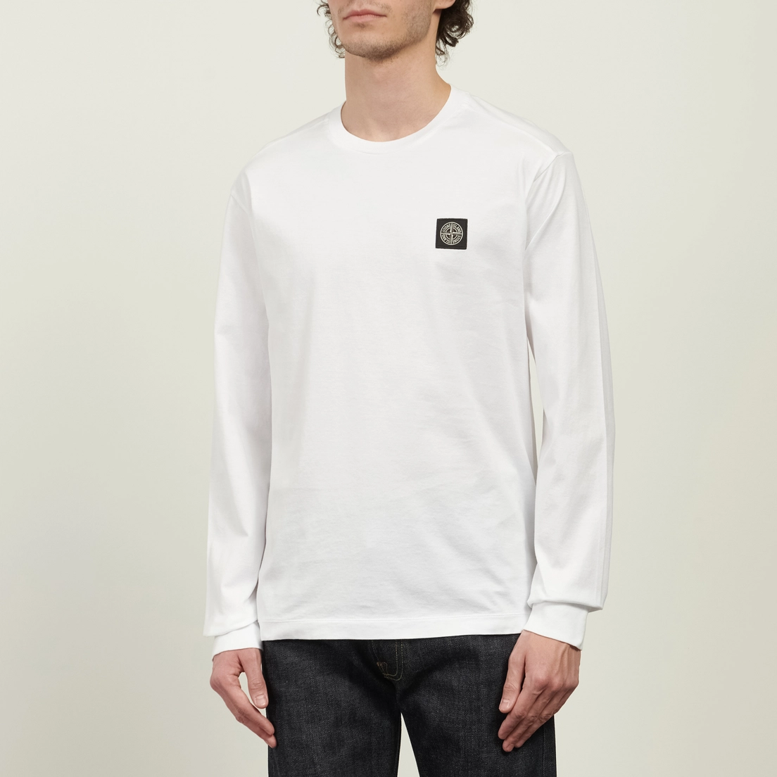 Stone Island Мужской лонгслив 60/2 Cotton Jersey Slim