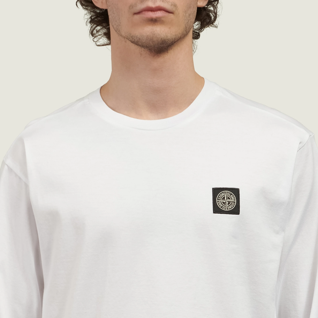 Stone Island Мужской лонгслив 60/2 Cotton Jersey Slim