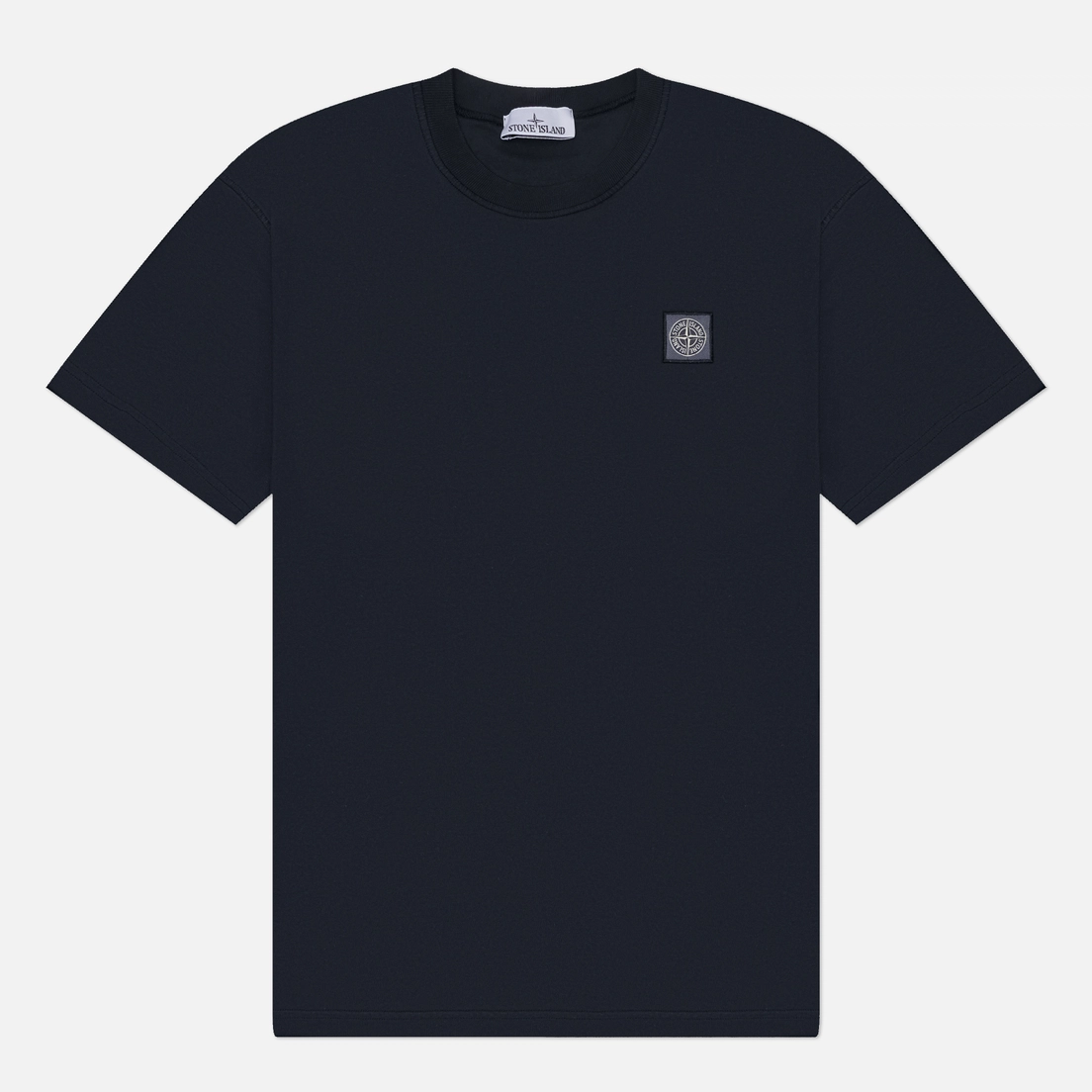 Stone Island Мужская футболка Organic Cotton Jersey Fissato Effect Slim