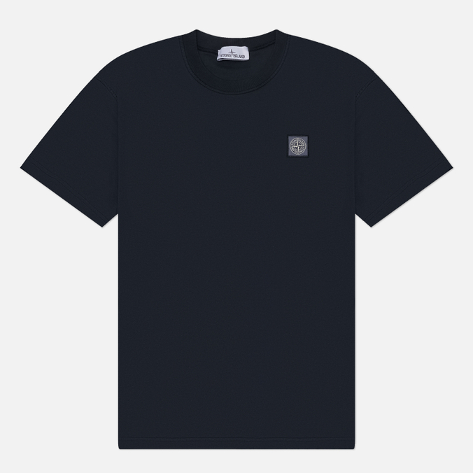 Мужская футболка Stone Island Organic Cotton Jersey Fissato Effect Slim