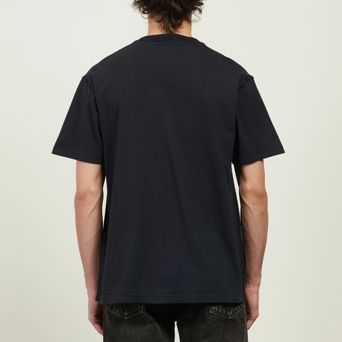 Stone Island Мужская футболка Organic Cotton Jersey Fissato Effect Slim