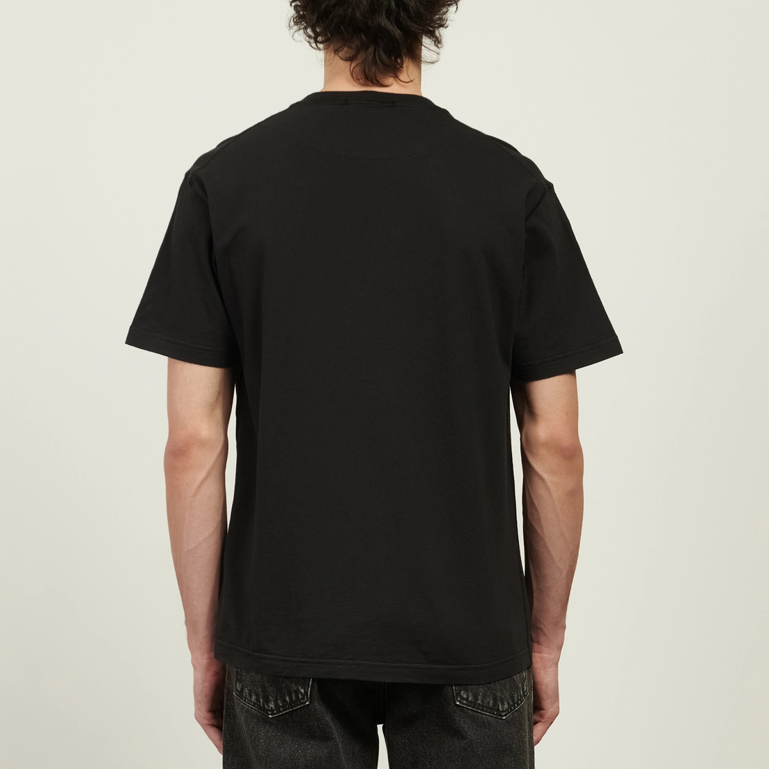 Stone Island Мужская футболка Organic Cotton Jersey Fissato Effect Slim