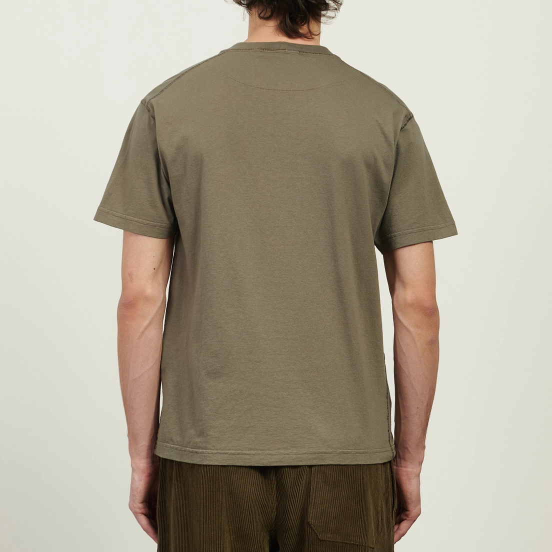 Stone Island Мужская футболка Organic Cotton Jersey Fissato Effect Slim