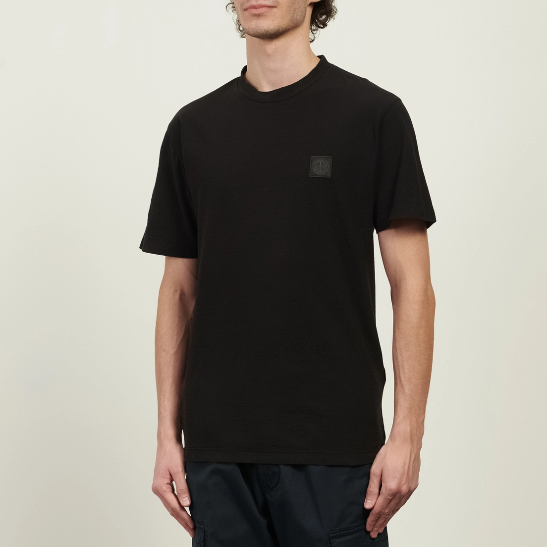 Stone Island Мужская футболка Cotton Jersey Crepe Ghost Piece Slim