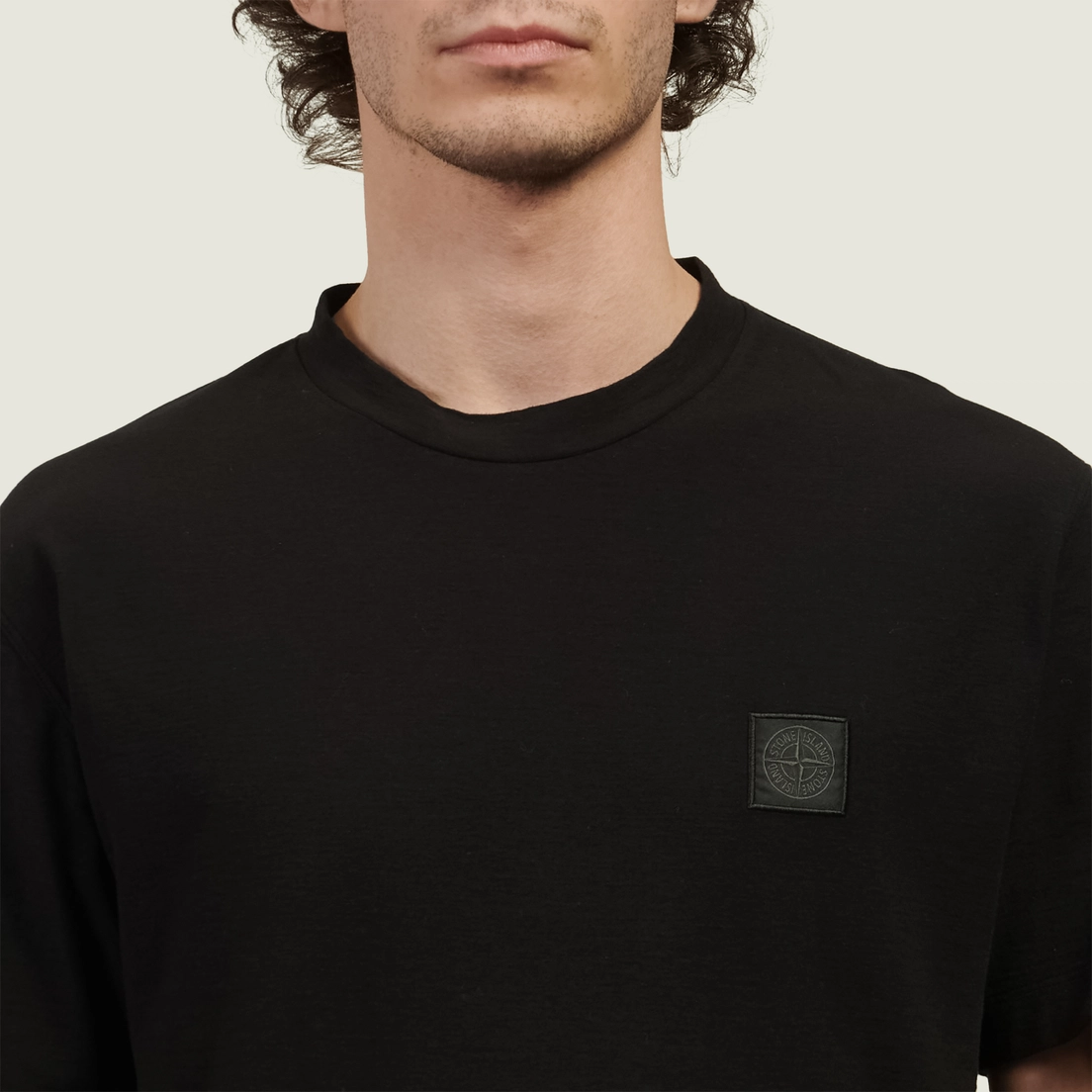 Stone Island Мужская футболка Cotton Jersey Crepe Ghost Piece Slim