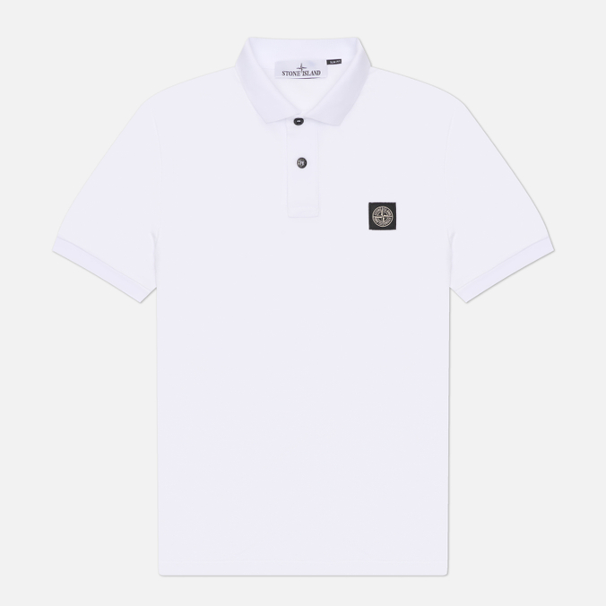 Мужское поло Stone Island Compass Patch Slim