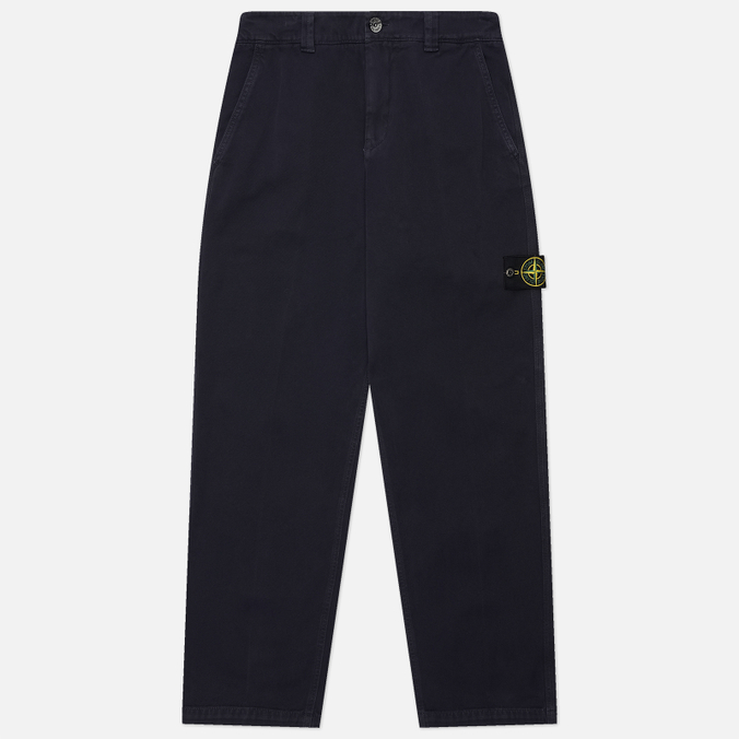 Мужские брюки Stone Island Organic Panama Cotton Old Effect