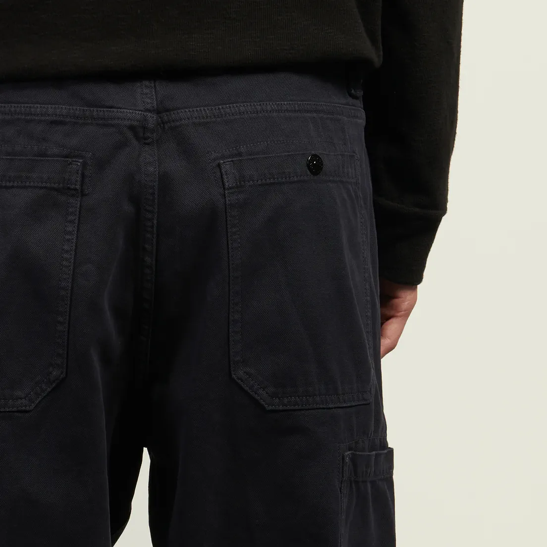 Stone Island Мужские брюки Organic Panama Cotton Old Effect