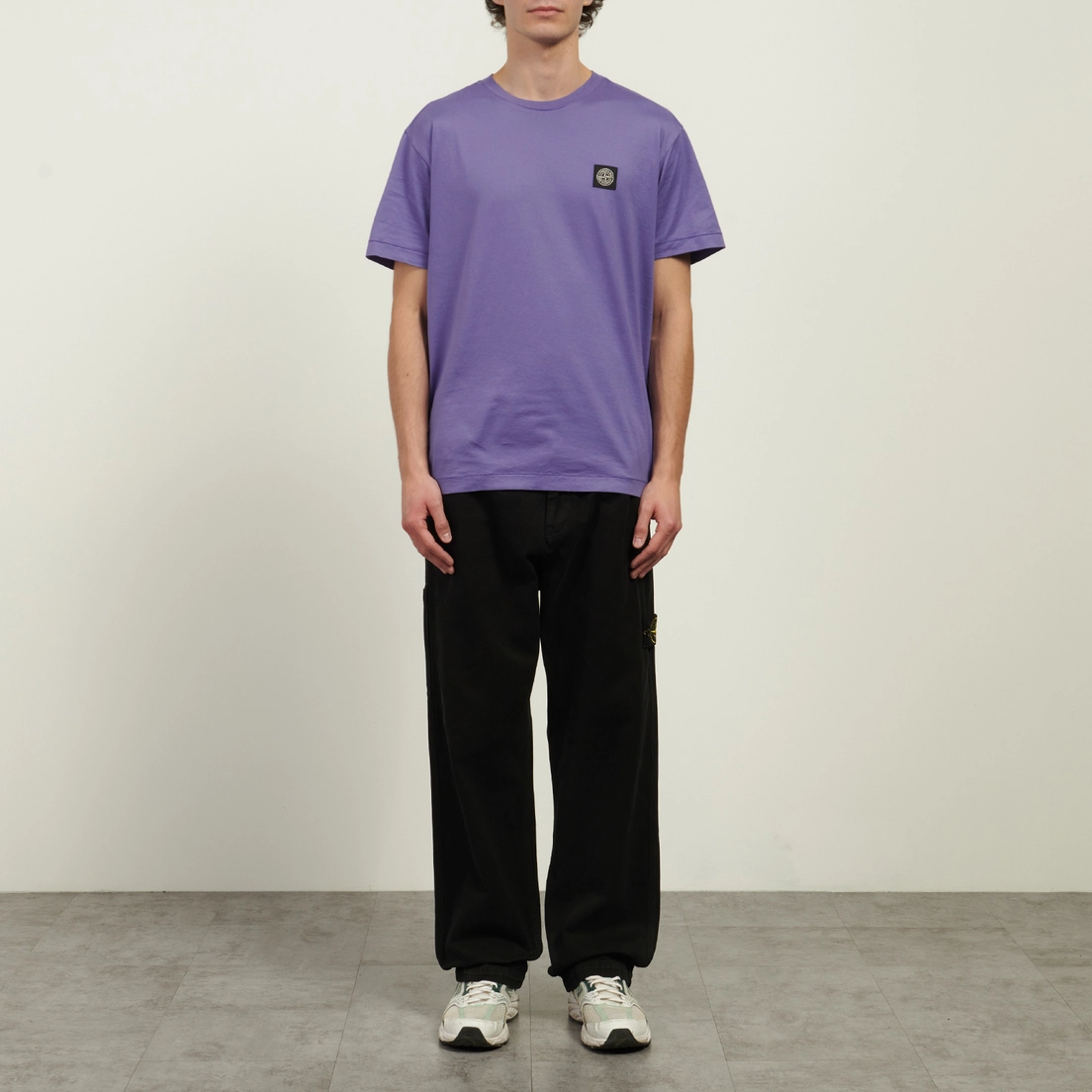 Stone Island Мужские брюки Organic Panama Cotton Old Effect