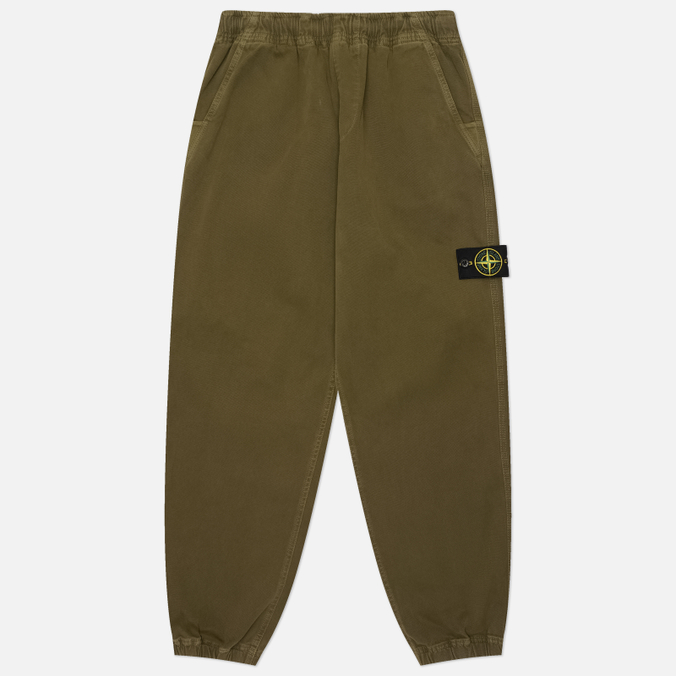 Мужские брюки Stone Island Organic Panama Cotton Old Effect Loose