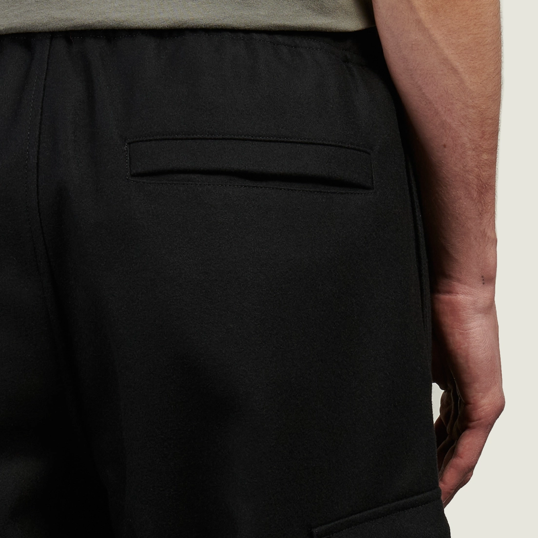 Stone Island Мужские брюки Ghost Piece Wool Nylon Flannel