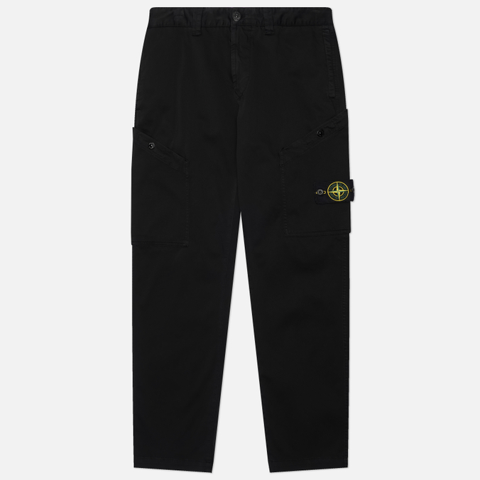 Мужские брюки Stone Island Stretch Organic Cotton Satin Regular Cargo