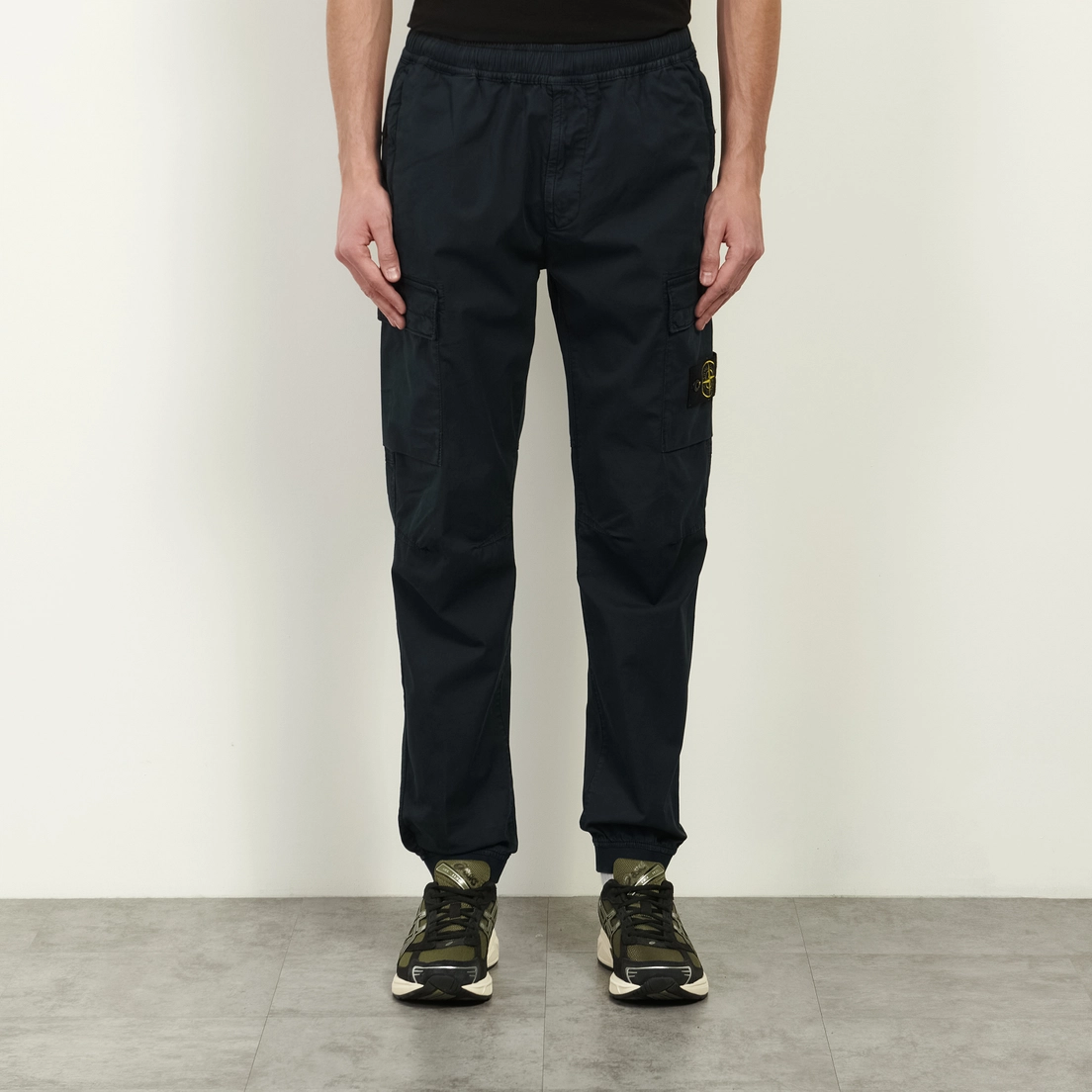 Stone Island Мужские брюки Supima Cotton Twill Stretch-TC Regular Tapered Joggers