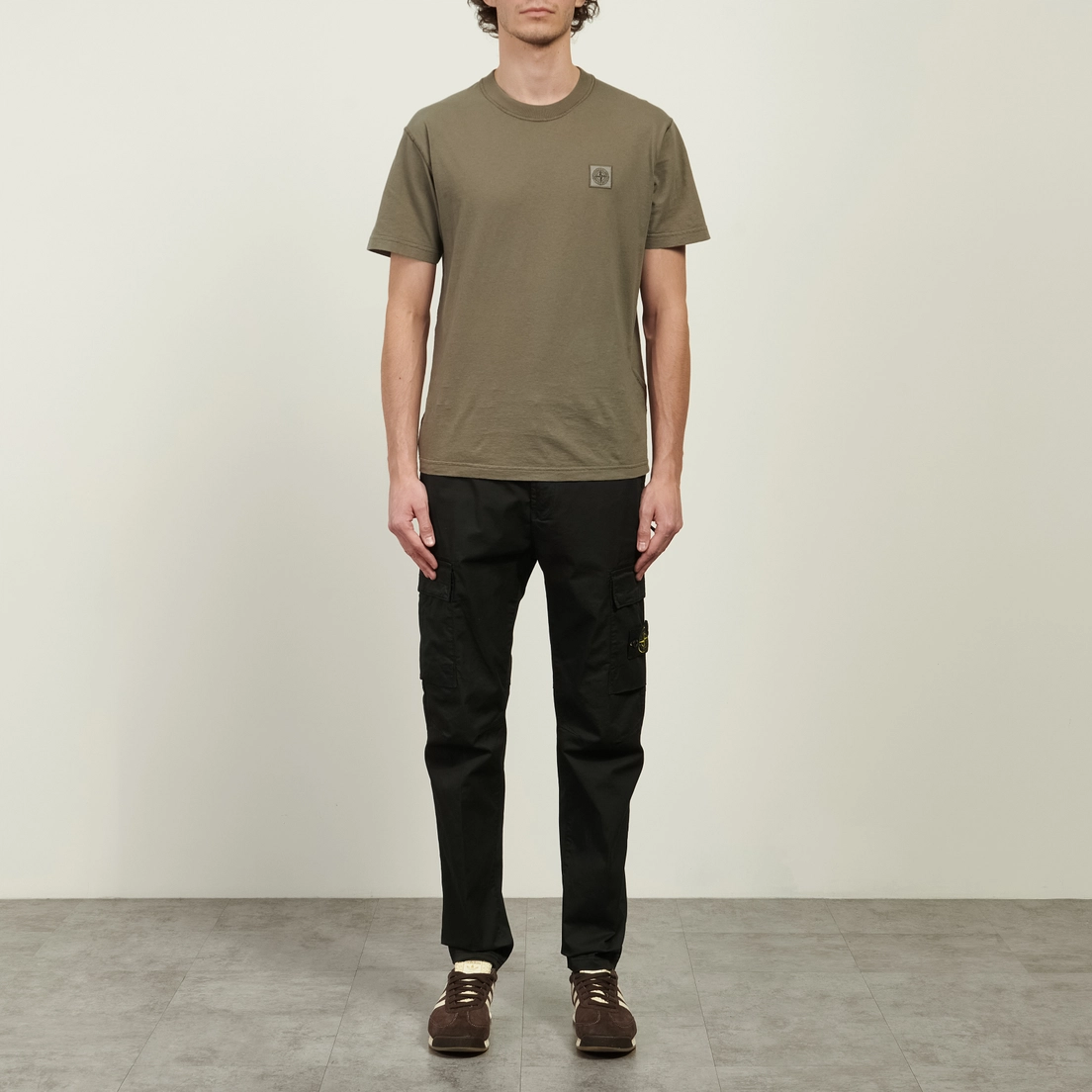 Stone Island Мужские брюки Supima Cotton Twill Stretch-TC Regular Tapered