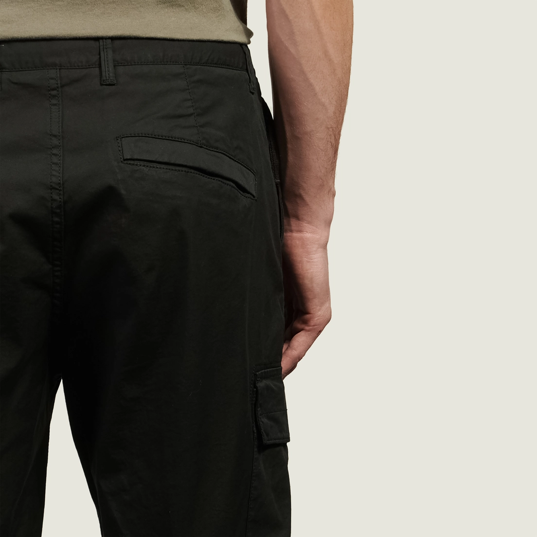 Stone Island Мужские брюки Supima Cotton Twill Stretch-TC Regular Tapered