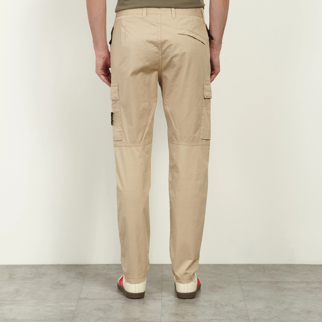 Stone Island Мужские брюки Supima Cotton Twill Stretch-TC Regular Tapered