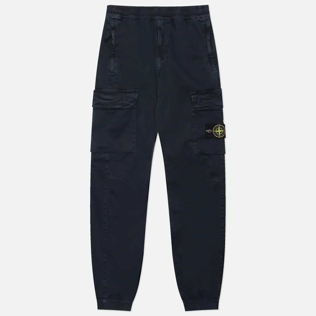 Stone Island Мужские брюки Stretch Organic Broken Twill Cotton Old Effect Regular Tapered