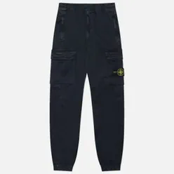 Stone Island Мужские брюки Stretch Organic Broken Twill Cotton Old Effect Regular Tapered