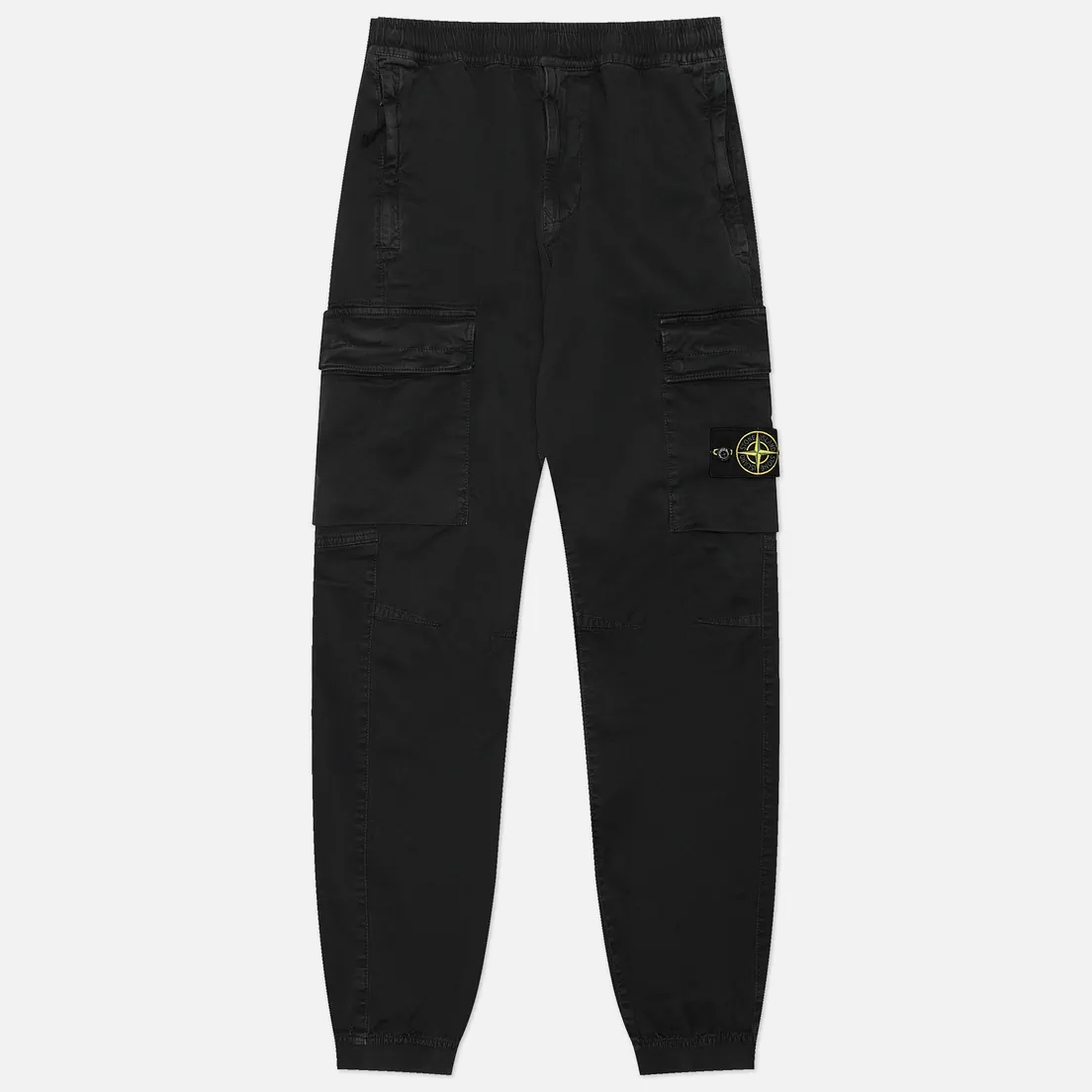 Stone Island Мужские брюки Stretch Organic Broken Twill Cotton Old Effect Regular Tapered