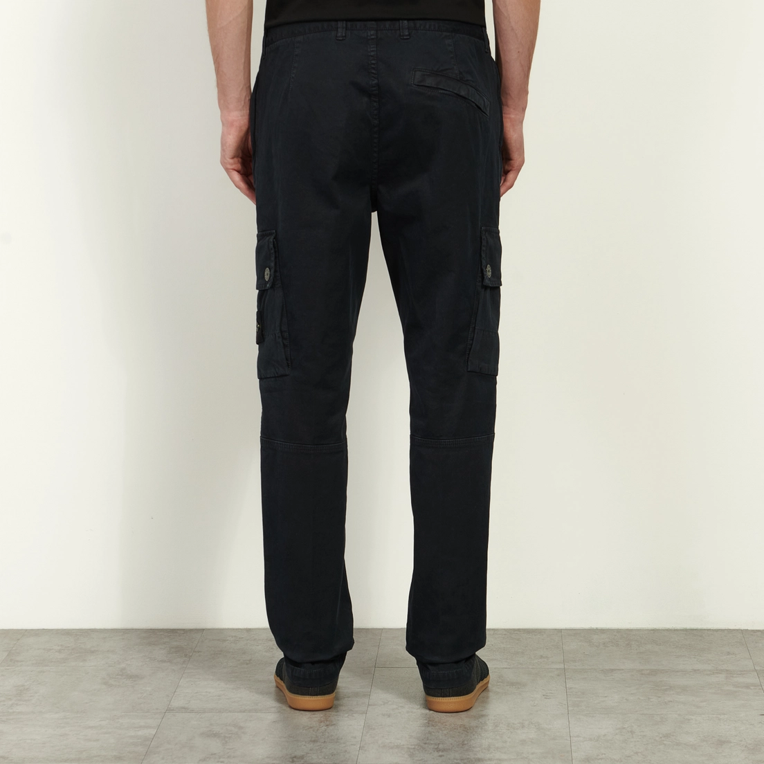 Stone Island Мужские брюки Stretch Organic Broken Twill Cotton Old Effect Slim