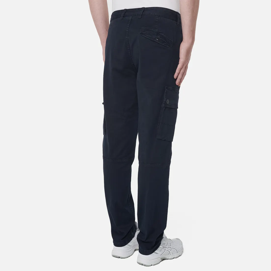 Stone Island Мужские брюки Stretch Organic Broken Twill Cotton Old Effect Slim