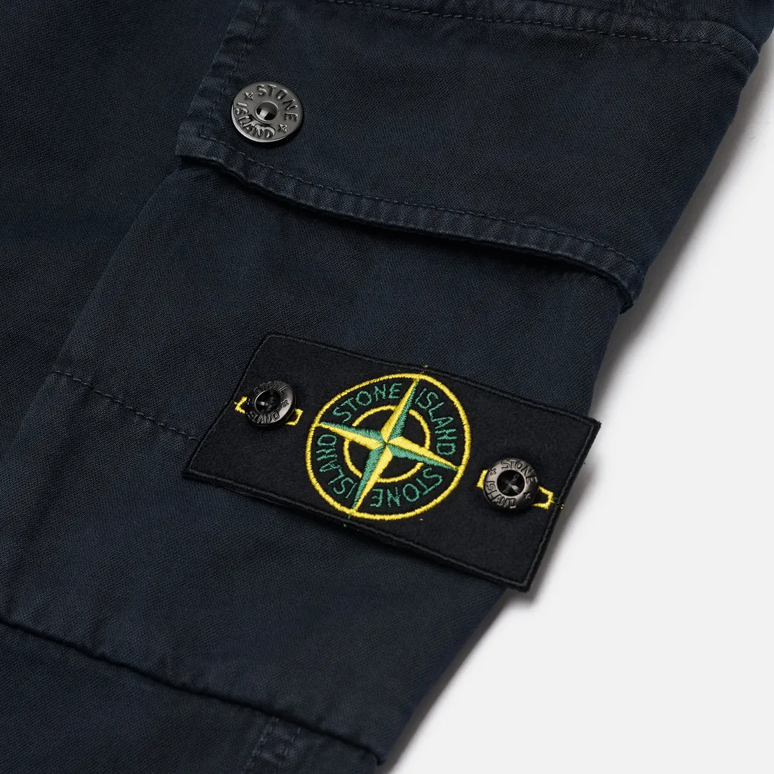 Stone Island Мужские брюки Stretch Organic Broken Twill Cotton Old Effect Slim