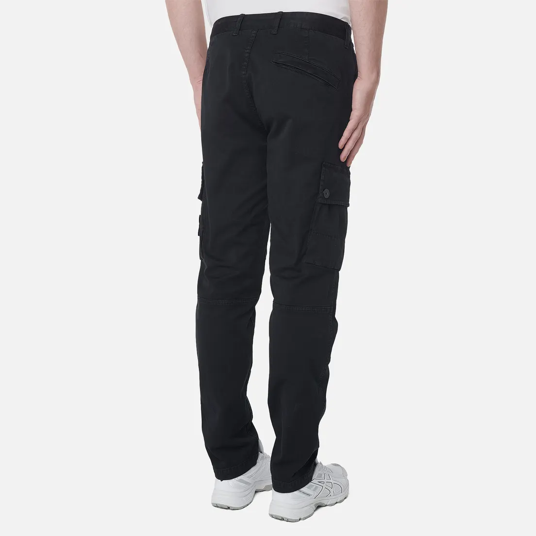 Stone Island Мужские брюки Stretch Organic Broken Twill Cotton Old Effect Slim