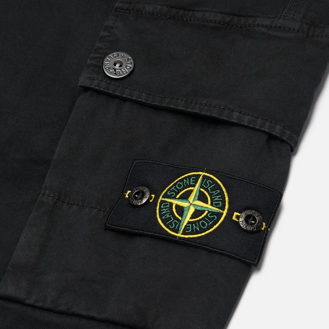 Stone Island Мужские брюки Stretch Organic Broken Twill Cotton Old Effect Slim