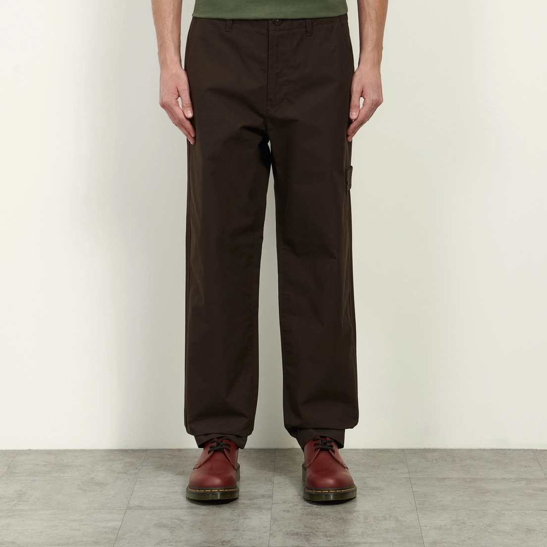 Stone Island Мужские брюки Ghost Piece Weatherproof Cotton Canvas Regular Chino