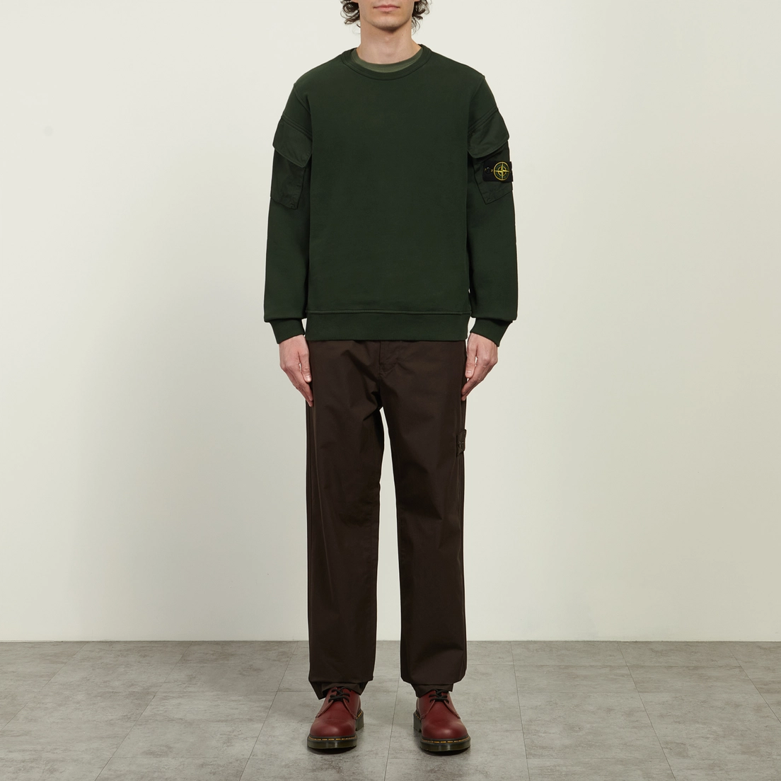 Stone Island Мужские брюки Ghost Piece Weatherproof Cotton Canvas Regular Chino