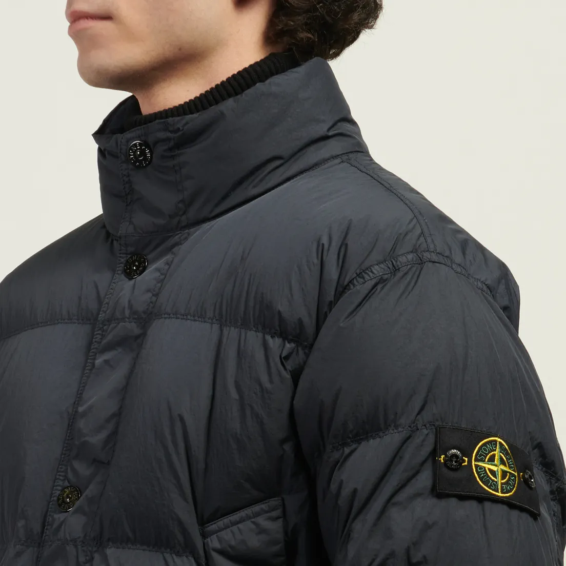 Stone Island Мужской пуховик Crinkle Reps NY