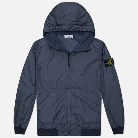Демисезонные куртки Мужская демисезонная куртка Stone Island Crinkle Reps NY Padded Hooded, цвет синий, размер XL